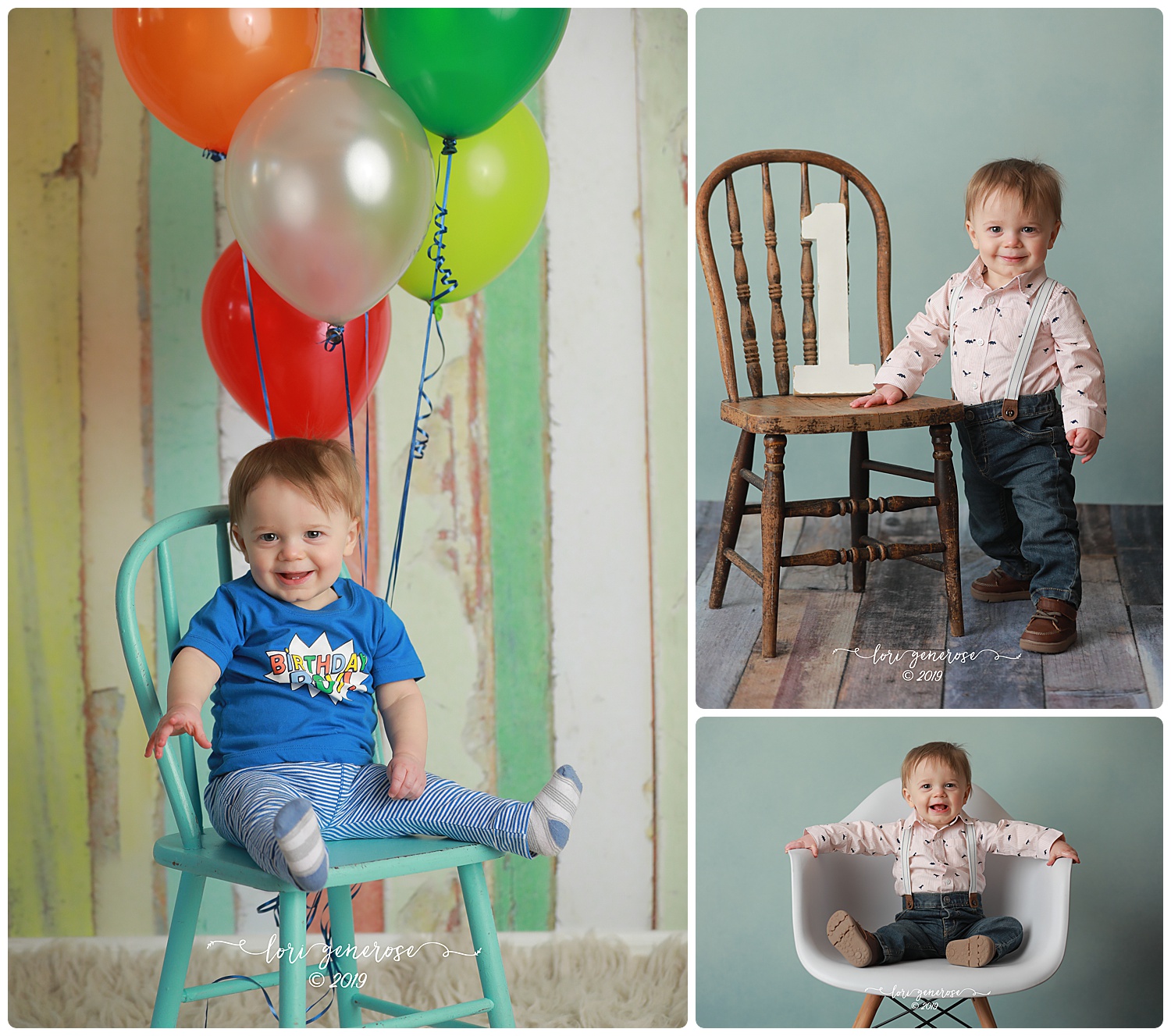 There's just something about this photo that I can't get enough of. Oliver ROCKED his first birthday session with tons of smiles and so-bigs! I love his sweet little smirk here, though. He's a sweetie, this one 