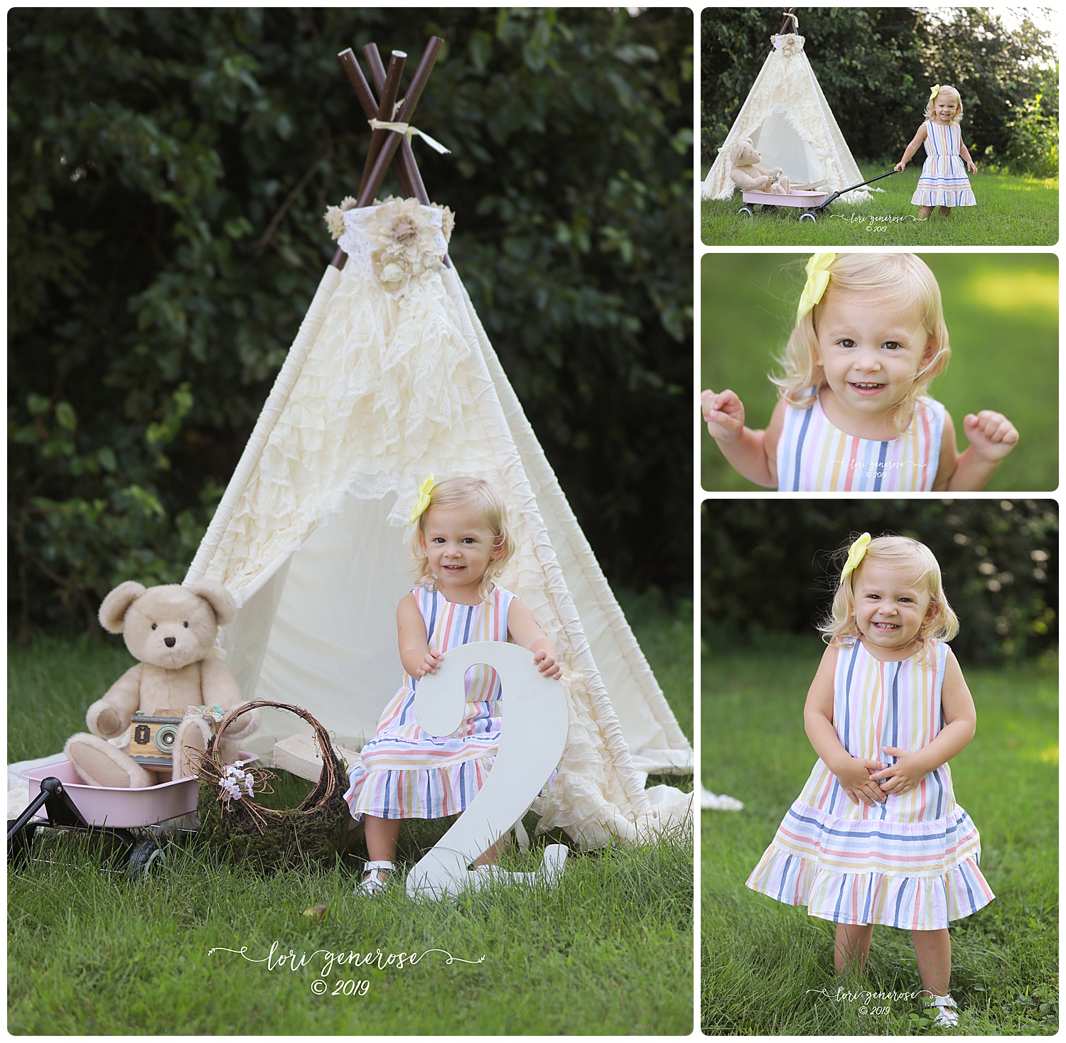 Allie is such a happy little two year old and the cutest friend… such a fun session!