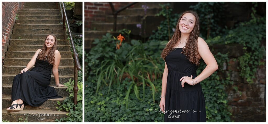 Senior girl photos in Jim Thorpe PA by Lehigh Valley senior photographer Lori Generose of LG Photography