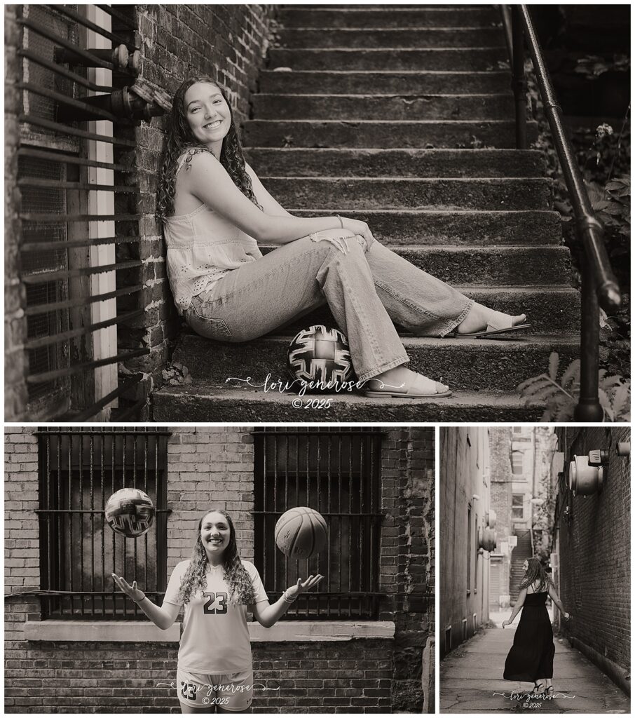 Senior girl photos in Jim Thorpe PA by Lehigh Valley photographer Lori Generose of LG Photography