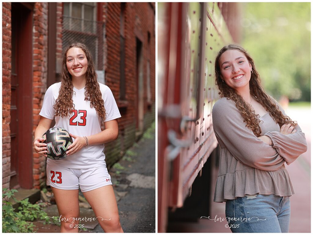 Senior girl photos in Jim Thorpe PA by Lehigh Valley photographer Lori Generose of LG Photography
