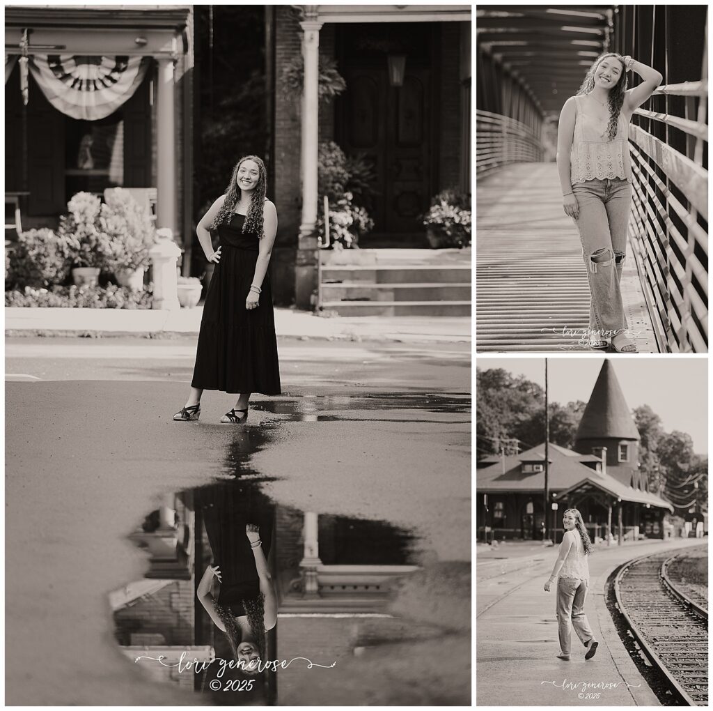Senior girl photos in Jim Thorpe PA by Lehigh Valley photographer Lori Generose of LG Photography