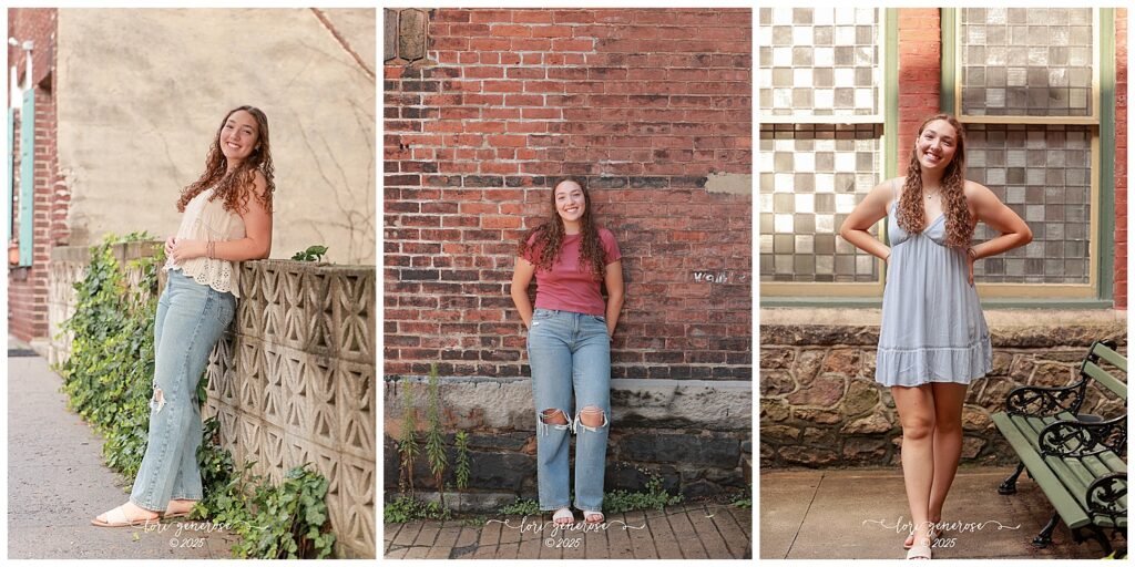 Senior girl photos in Jim Thorpe PA by Lehigh Valley senior photographer Lori Generose of LG Photography